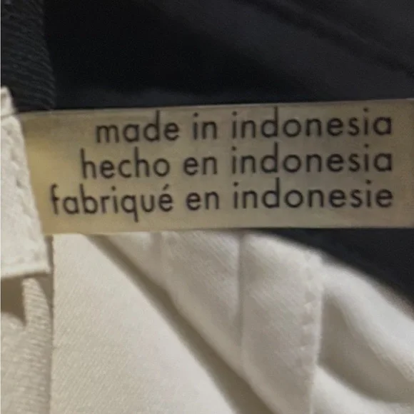 Calvin Klein Tunic Blouse Vintage Y2K Cream & Black Long Sleeve Women's Size SP - Picture 10 of 12